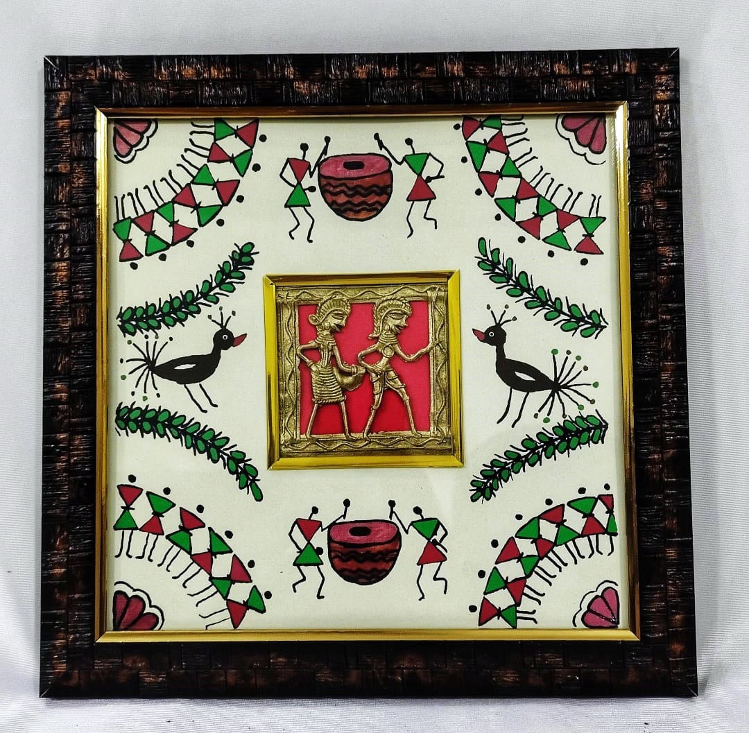 Traditional Dokra Painting Frame