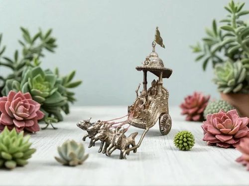 Handcrafted Dokra Brass Horse Figurine - Indian Tribal Metal Art Sculpture Wholesale Export